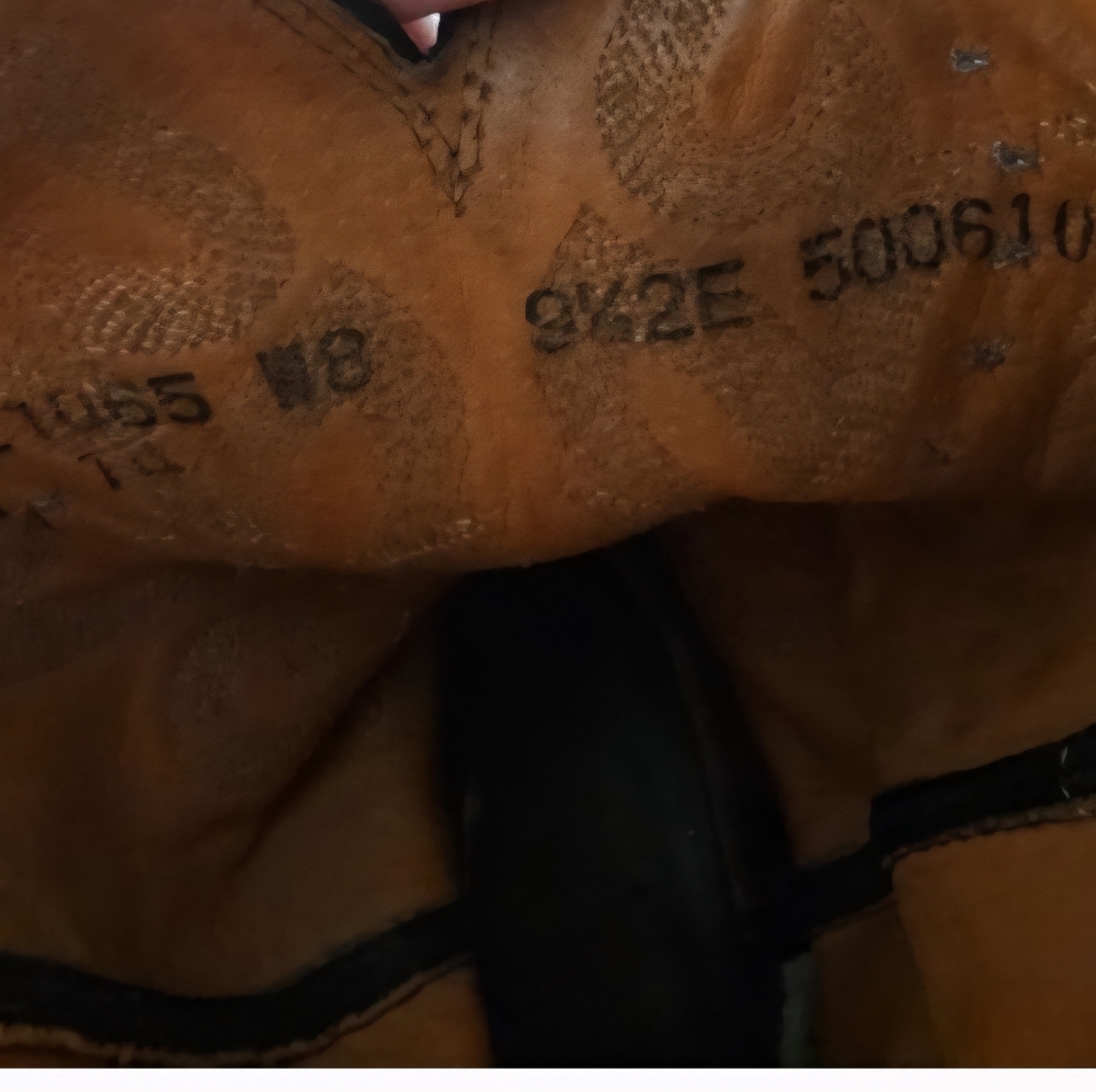 Lucchese Dark Leather Western Boots - Picture 11 of 11